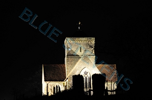 st martha's church at night